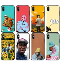 black tpu case for iphone 5 5s se 6 6s 7 8 plus x 10 silicon cover for iphone xr xs 11 pro max tyler the creator pop rap singer