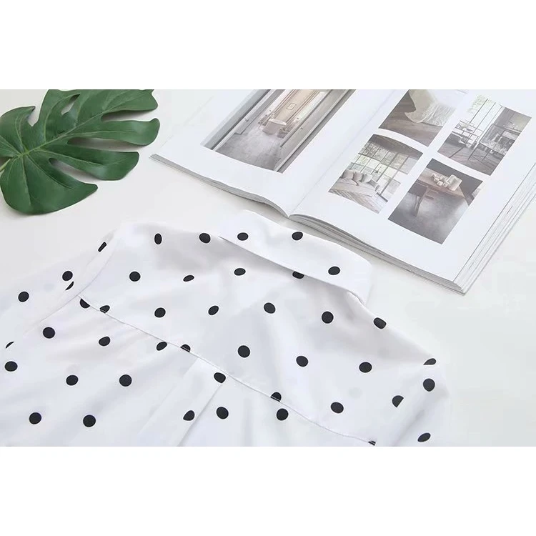 

Plus Size Women's Blouse Korean Style Ladies Long Sleeved Blusas Officewear Vintage Tops