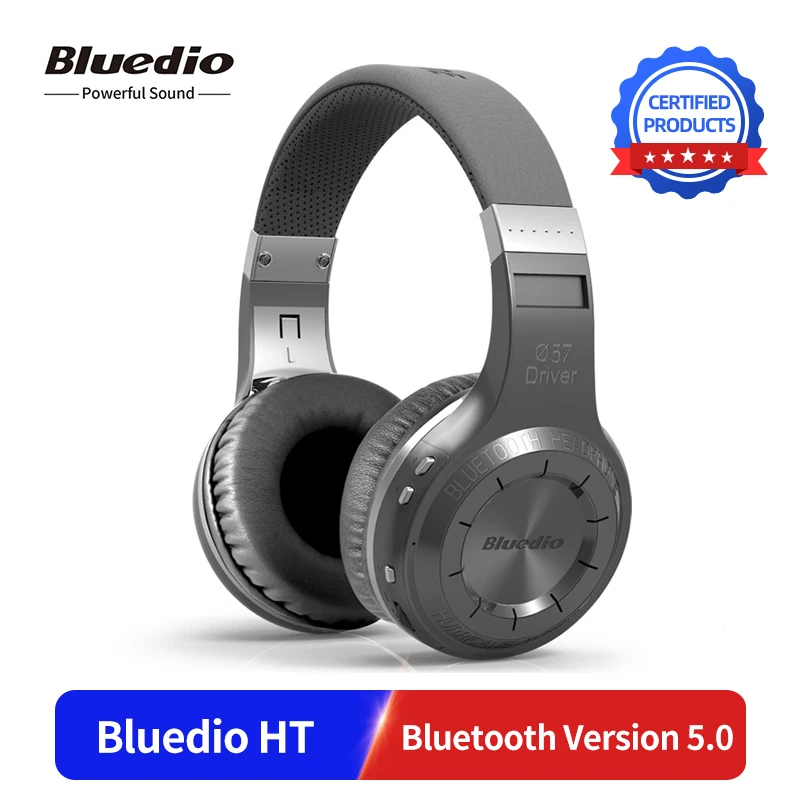 Беспроводные Bluetooth наушники Bluedio HT(shooting Brake) BT 4 1 стереогарнитура H с встроенным