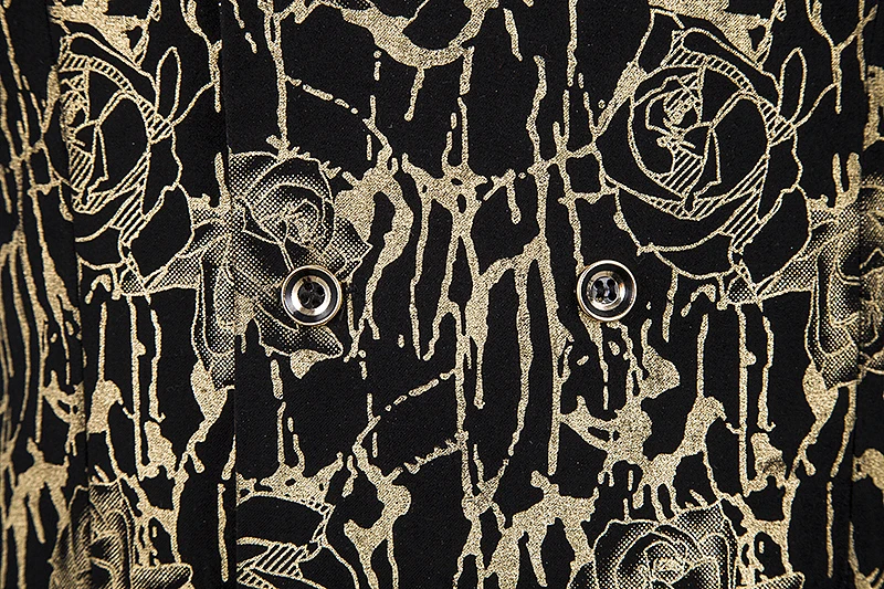 MJARTORIA новый золотой стимпанк жилет мужской костюм Homme Свадебные без рукавов