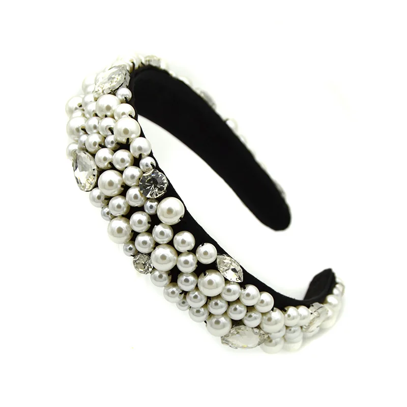 Женский свадебный ободок тиара свадебные аксессуары для волос бусины в стиле