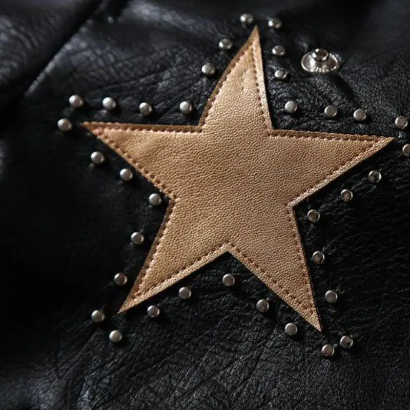 2019 Новая модная весенняя куртка из искусственной кожи с буквенным принтом