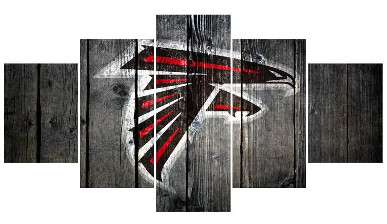 NF-3 Sport Ball Patriots Team Paintings Wall Home Decor New England Canvas Painting Calligraphy For Living Room Bedroom - Цвет: NF-3