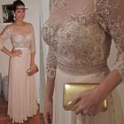 Женское классическое платье для матери невесты, шифоновое платье в пол с сердечком, элегантное вечернее женское платье для свадебной вечеринки