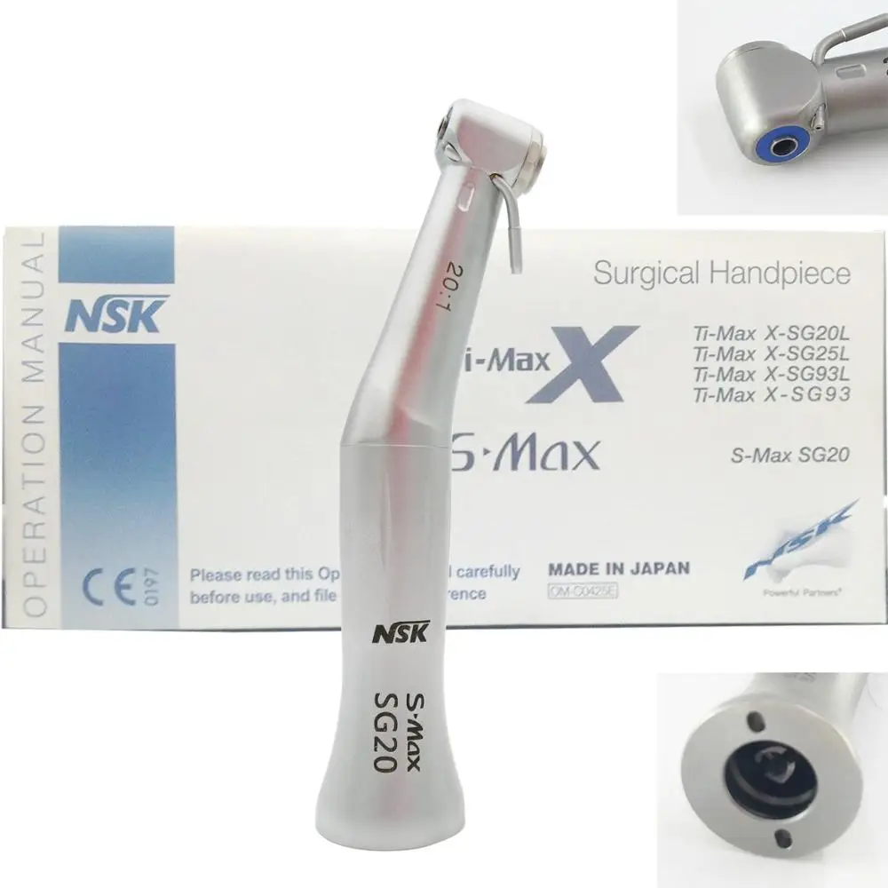 1 шт зубные 20:1 высокое качество S MAX SG20 низкая Скорость наконечник снижение