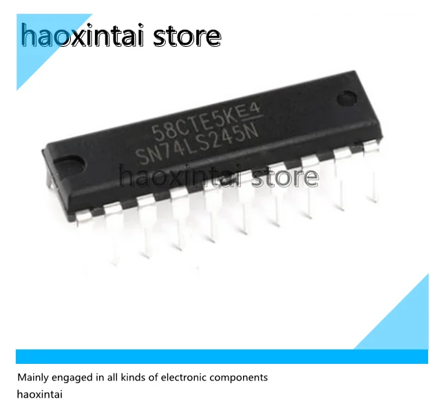 

5PCS SN74LS245N Original genuine straight plug SN74LS245N DIP-20 three-state output eight-way bus transceiver logic chip