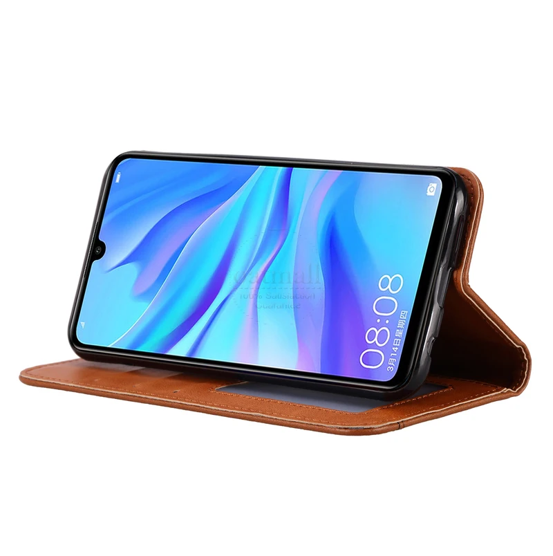 For Huawei Honor 20i Case Wallet Suede Leather Card Stand Magnetic Folio 20 light Luxury Retro Flip Cover | Мобильные телефоны и