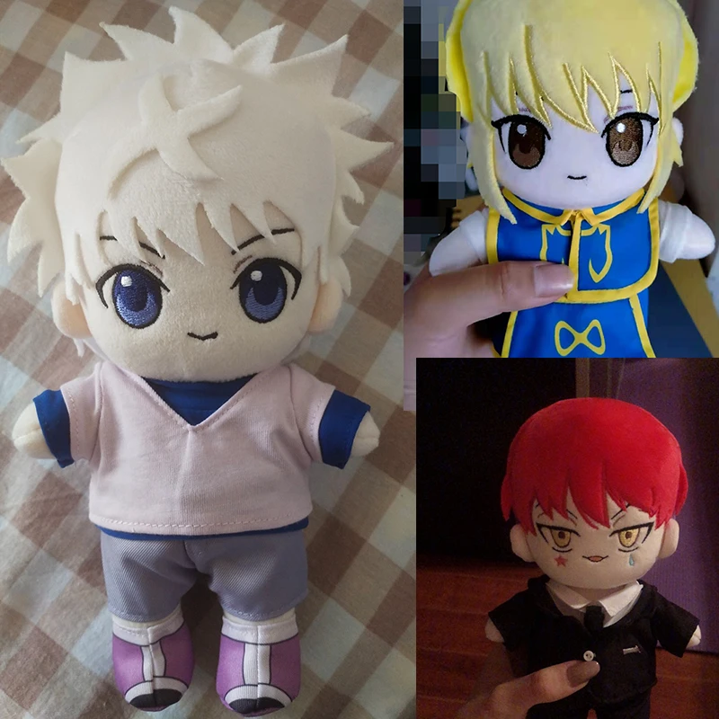Плюшевая кукла HUNTER X GON · FREECSS Killua Zoldyck Kurapika фигурка мягкая игрушка с одеждой 20 см
