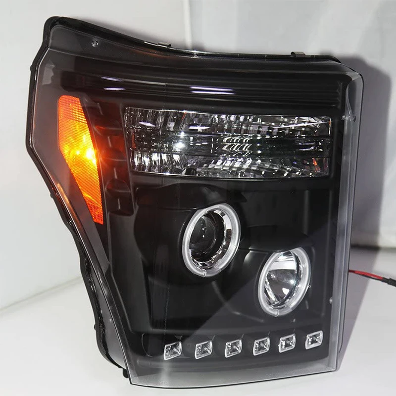 

For Ford F-250 F250 Angel Eyes Headlight Front Lamp 2011 To 2014 Year SN