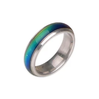 stainless steel retro mood rings for women and for men high quality finger ring temperature control color fashion new jewelry