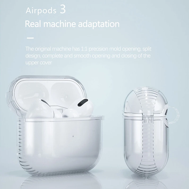 

Transparency TPU Case For Apple Airpods 3 Earphone Protective Cover Headphones Shockproof Airbag Cases For Apple Airpods 3 Cover