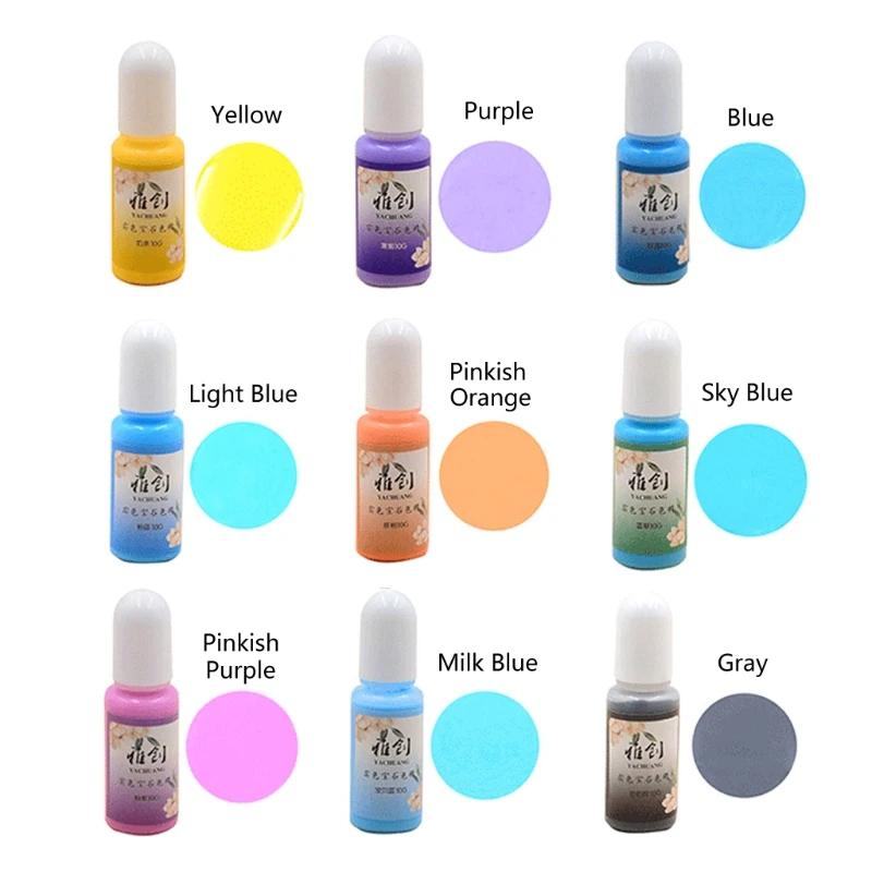 Эпоксидный пигмент 24 цветов непрозрачная жидкая смола цветная муравьиная