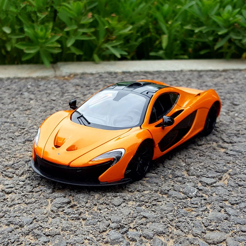 124 mclaren p1 alloy sports car model diecast metal toy vehicles racing car model high simulation collection childrens toy gift free global shipping