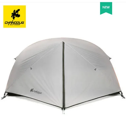 CHANODUG Outdoor Men and Women Riot Rain Camping Tent Oxford Cloth 15D Silicone Light Hiking Double 1.8KG | Спорт и развлечения
