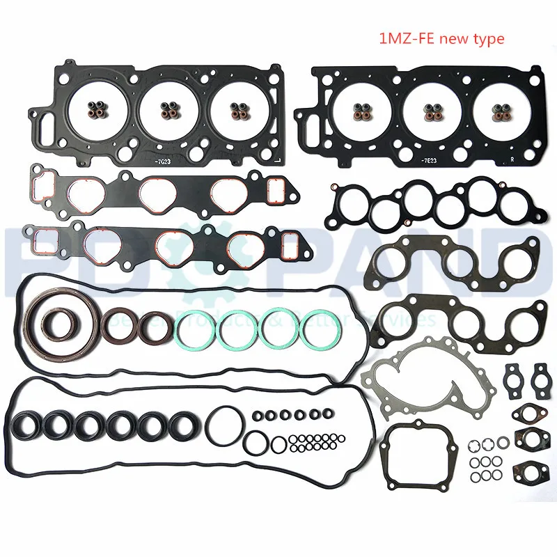 1MZFE 1MZ FE Комплект прокладок для ремонта двигателя 0411120041 Toyota CAMRY Saloon/Estate CV2 XV2 Lexus ES300 3