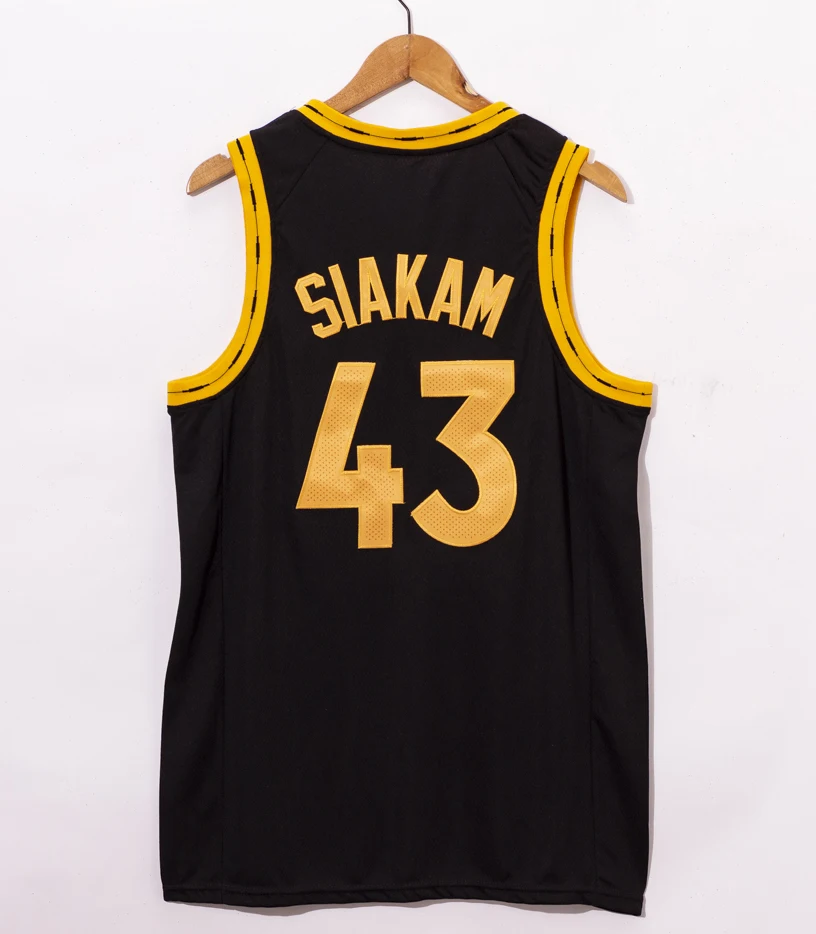 

2021 Mens New American Basketball Jerseys Clothes #43 Toronto Raptors Pascal Siakam European Size Ball Pants T Shirts Cool Tops