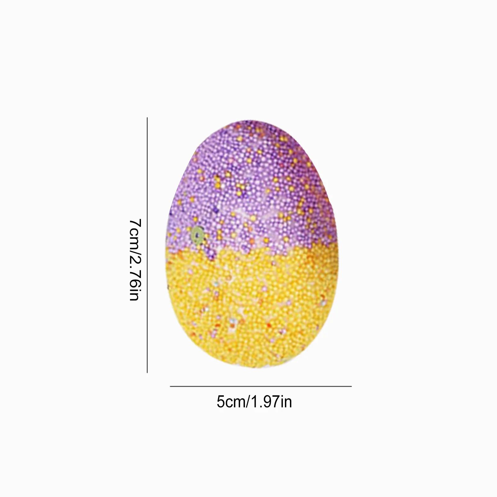 

6pcs 5cm Foam Easter Eggs Happy Easter Decoration Painted Bird Pigeon Eggs DIY Craft Kid Gift Favor Easter Party Home Decoration