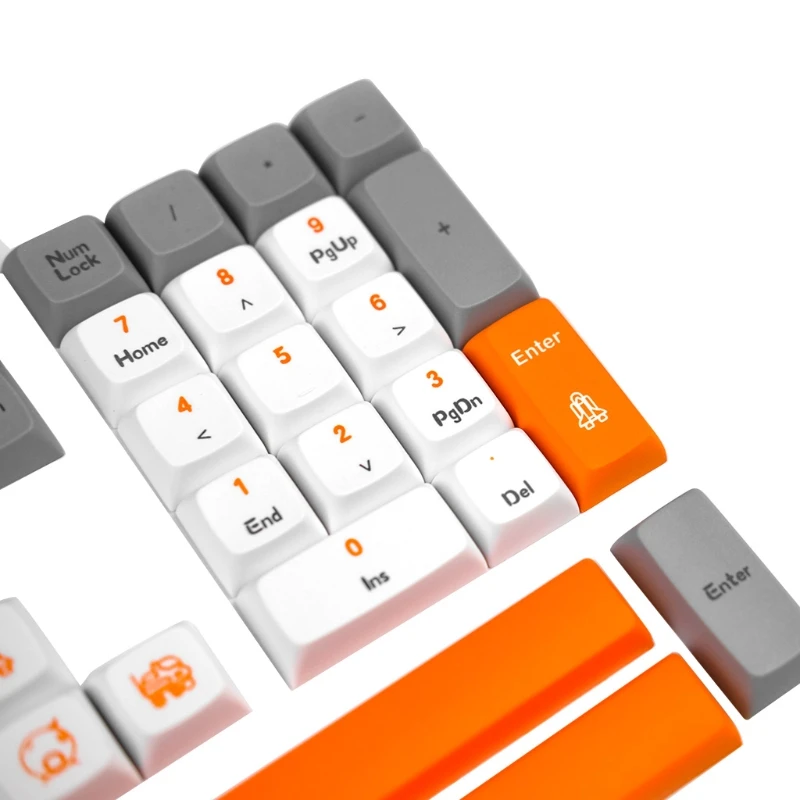 

H55F 125 . PBT Keycap XDA SUB Keycap GK61 64 68 96 126 Cherry MX