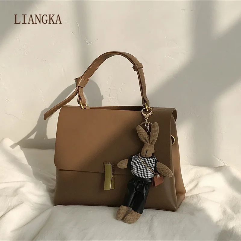 

Новинка 2021, модная сумка через плечо с простой текстурой, женский ретро портфель, нишевая дизайнерская сумка большой вместимости, сумка-мес...