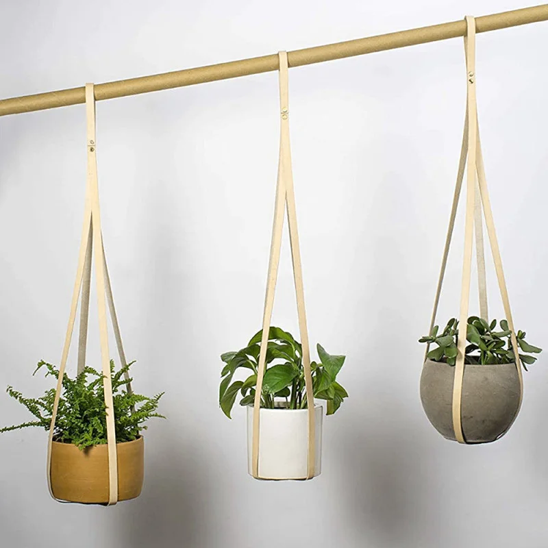 

Simple PU Material Flowerpot Stand Potted Plants Hanging Basket Rack DIY Home Party Decoration