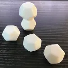 5 шт. D12 пустой белого и желтого цвета кости 12-гранное может быть написаны ручкой отметки для настольных игр аксессуары 22 мм