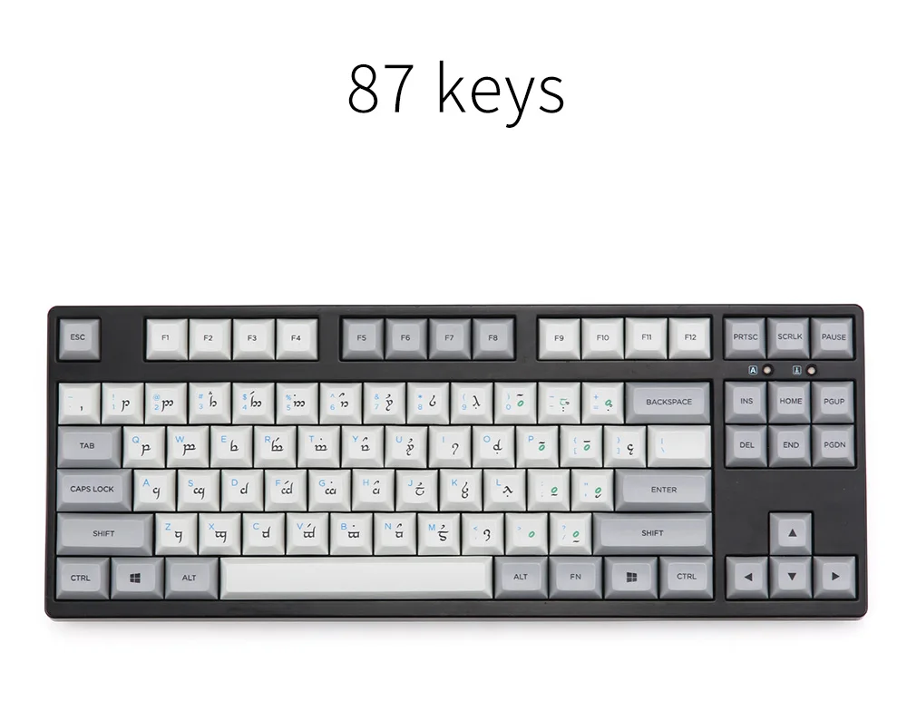 Npkc dsa keycap dye subbed Elf буквы для механической клавиатуры 154