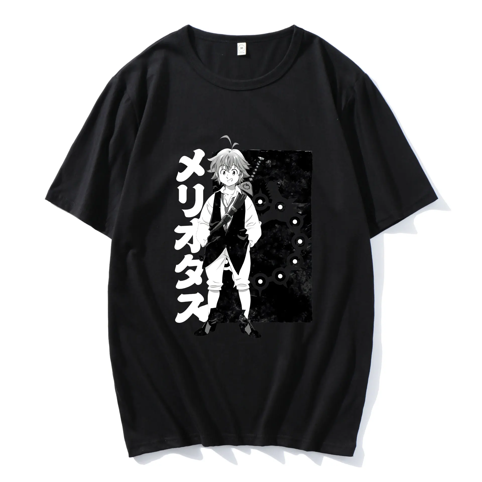 

Anime Nanatsu No Taizai Meliodas Tee Tops Gift Seven Deadly Sins Japanese Manga Men/Ms Cotton Hip Hop Clothing Short Sleeved
