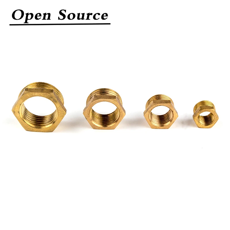 

Brass Hose Fitting Hex Reducer Bushing M/F 1/8" 1/4" 3/8" 1/2" 3/4" 1" BSP Male to Female change Coupler Connector Adapter