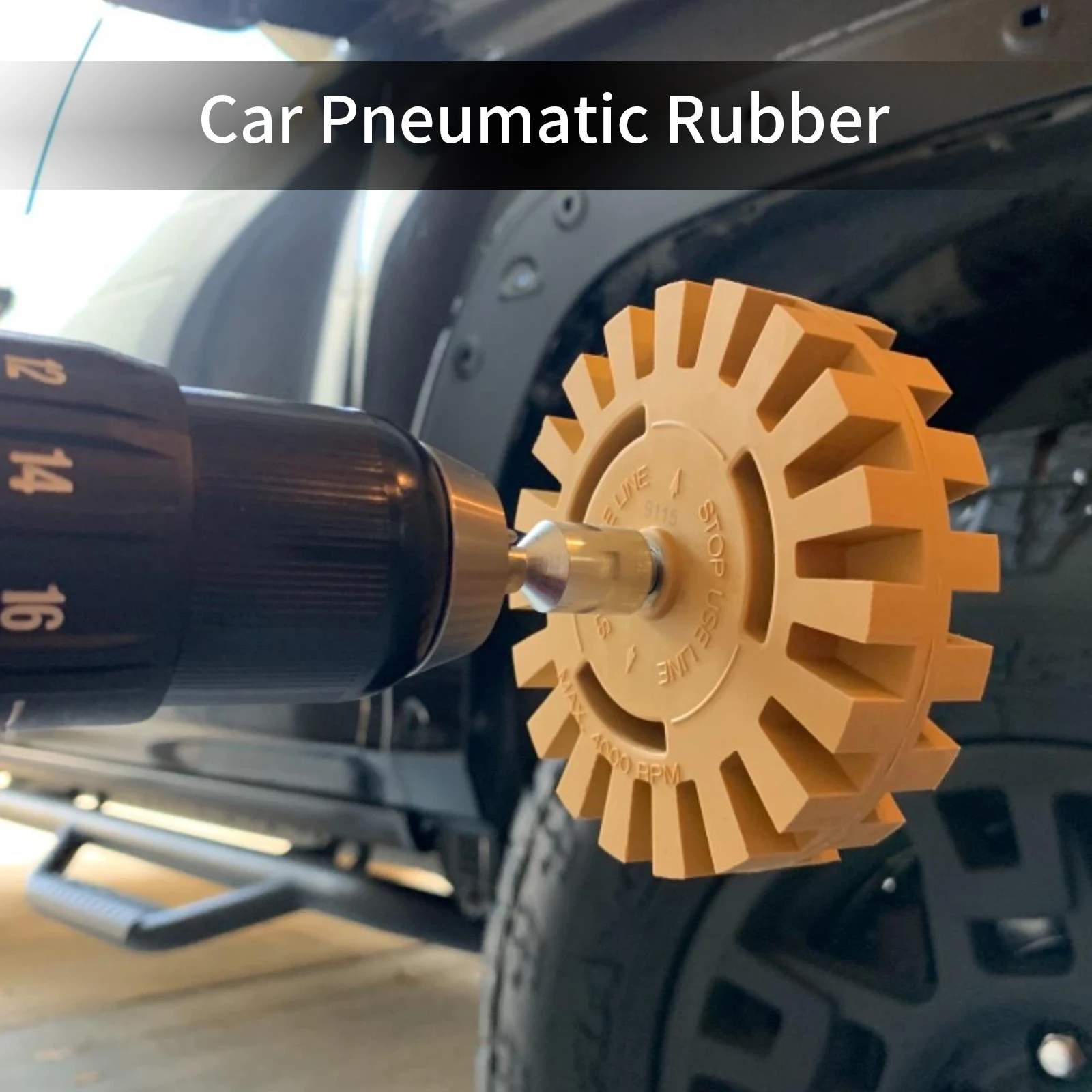

20MM Car Rubber Eraser Wheel Pad Rubber Disk Decal Eraser Wheel Car Sticker Remover Paint Cleaner Car Polish Auxiliary Tool