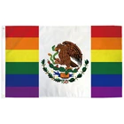 Мексиканский Радуга, Гей Гордость Флаг 3x5 футов команда баннер 150x90 см 100D полиэстер латунные кольца