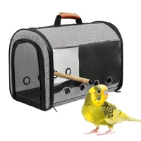 bird travel bag portable pet bird parrot carrier breathable go out travel cage bird house