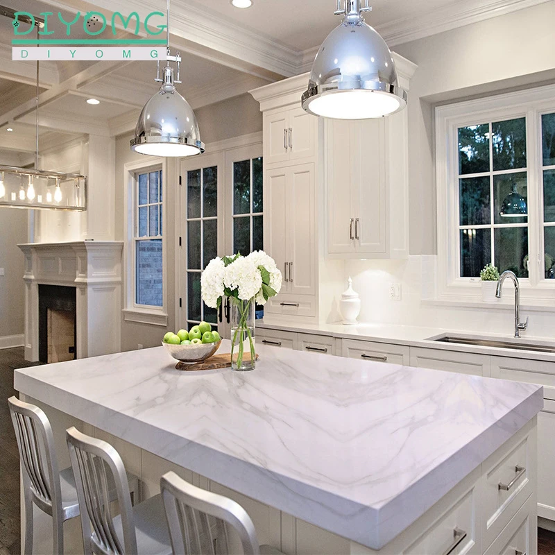 marble wallpaper waterproof self adhesive wall stickers pvc kitchen abinet contact paper bathroom wall stickers furniture decor free global shipping