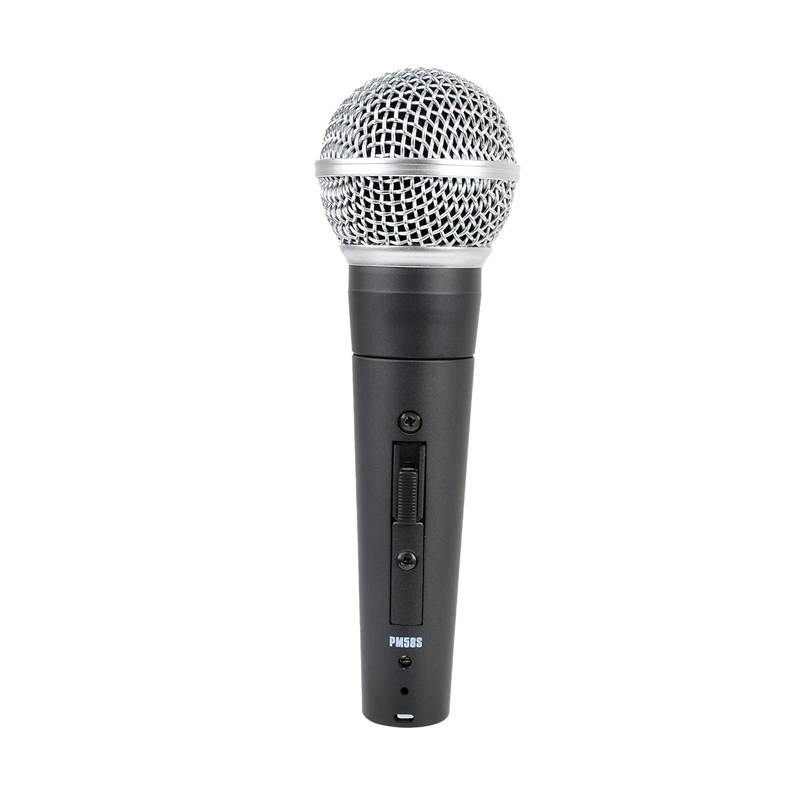 

Video Microphone Microphone With Adjustable Knob Audio Cable For Studio Home Recording Stage Performance Silver