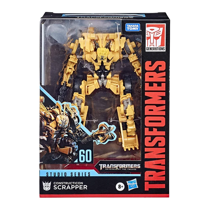 Hasbro Transformers Toys Studio Series 60 Voyager Class Revenge of The Fallen Constructicon Scrapper Action Figure 6.5-inch | Игрушки и