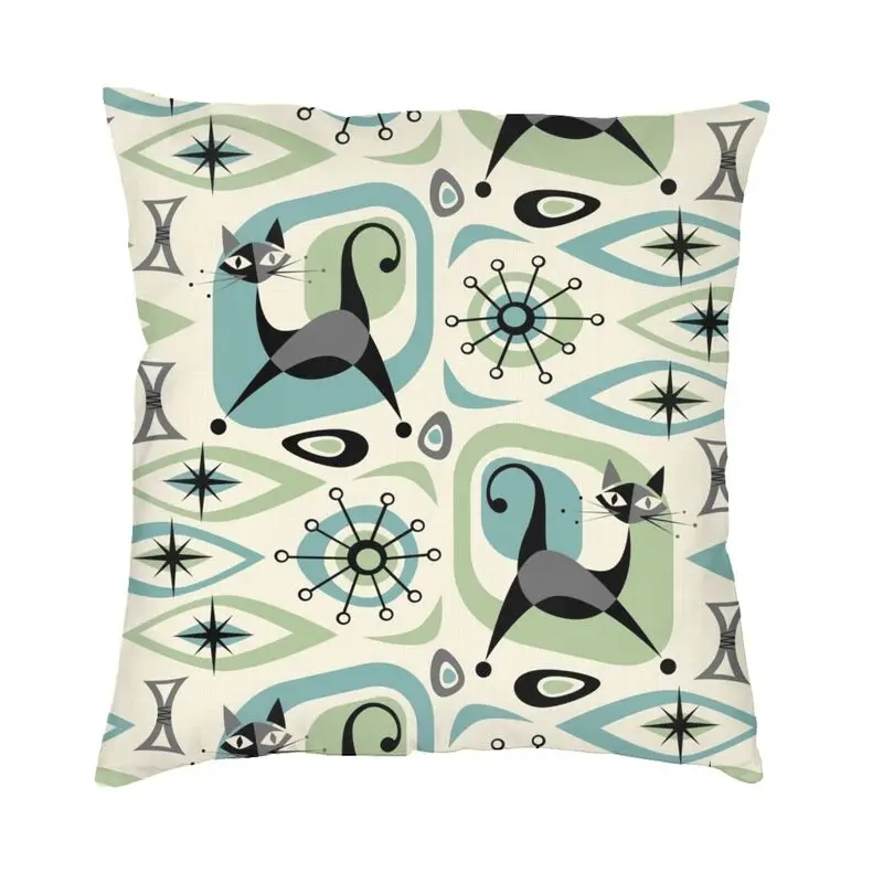 Наволочки для подушек с абстрактным изображением кошки среднего века домашний