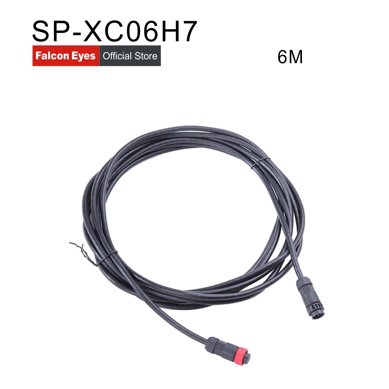 Удлинительный шнур для глаз Falcon провод 6 м кабель светодиодной RGB фотосъемки