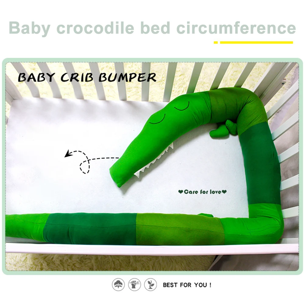 Детское постельное белье с животными крокодиловой кожей защитный бампер для
