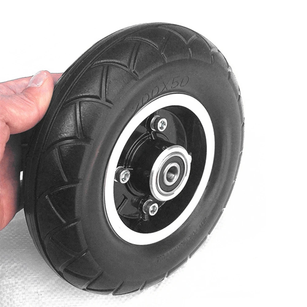 

200x50 Electric Scooter Solid Wheel No Air 8 Inch Scooter Wheel With Solid Tire Scooter Accessories