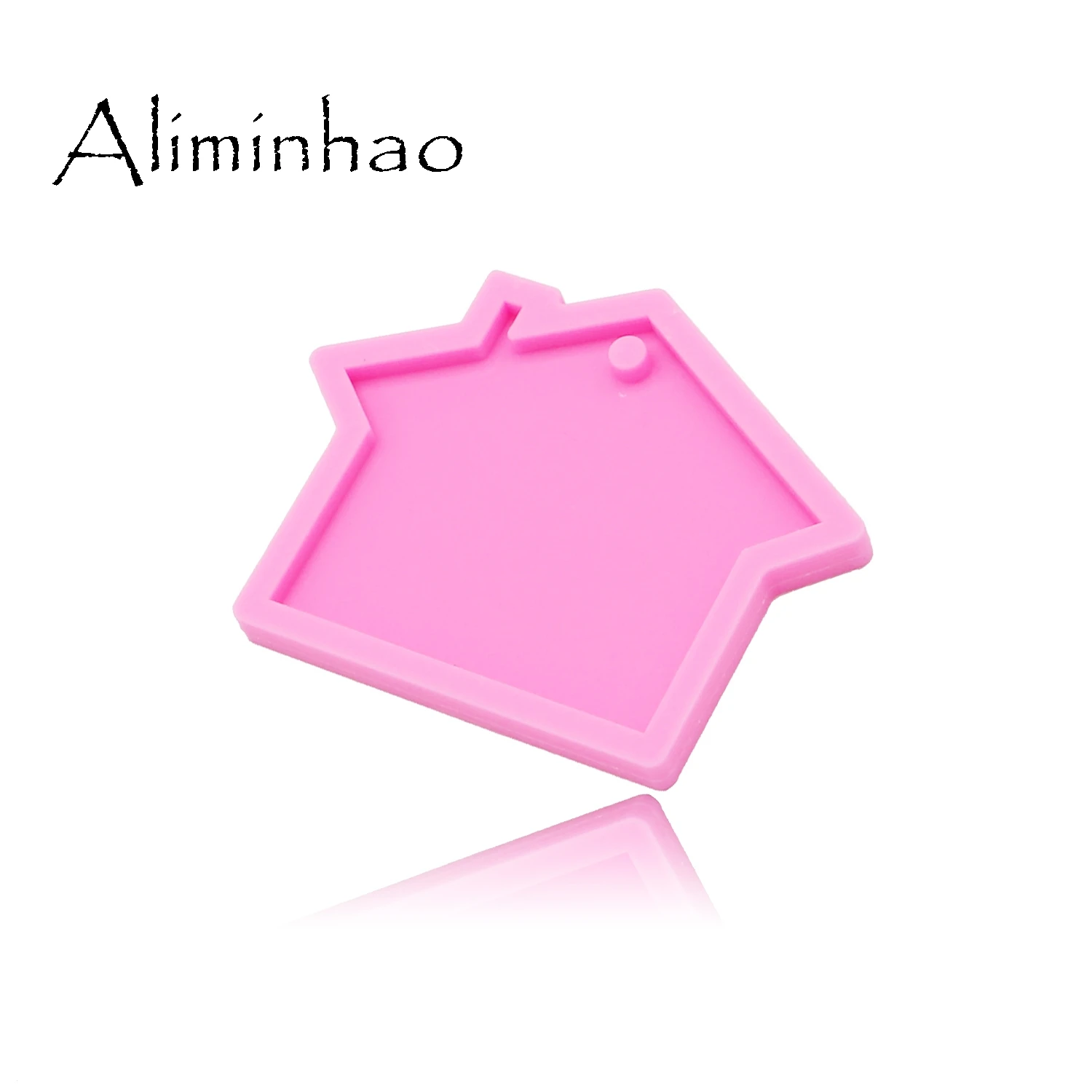 dy0112 shiny house silicone mold for resin liquid silicone mold diy resin decorative craft diy keychain mold free global shipping