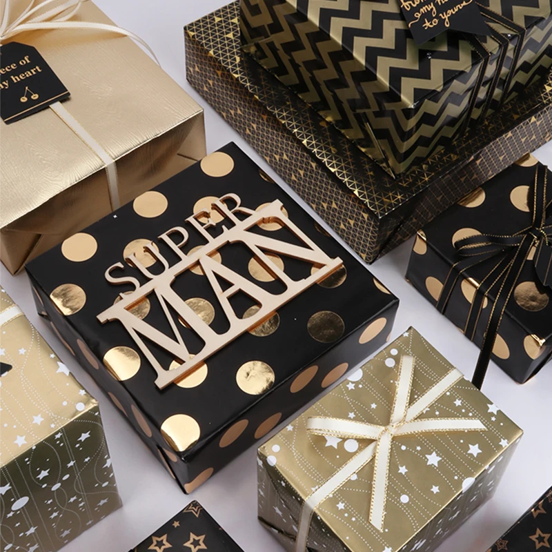 Высокое качество оберточная бумага подарок на день рождения обложка книги