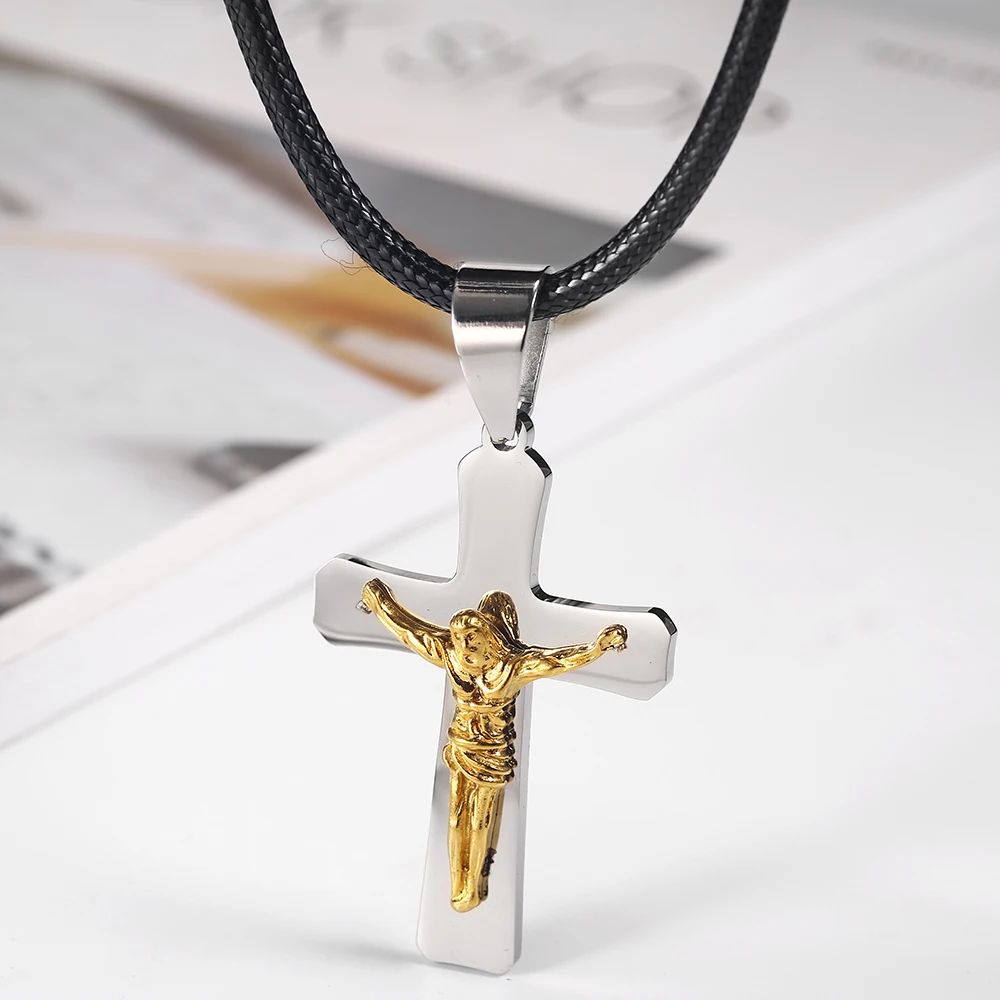 Ожерелье OUFEI для женщин модные религиозные аксессуары из нержавеющей стали