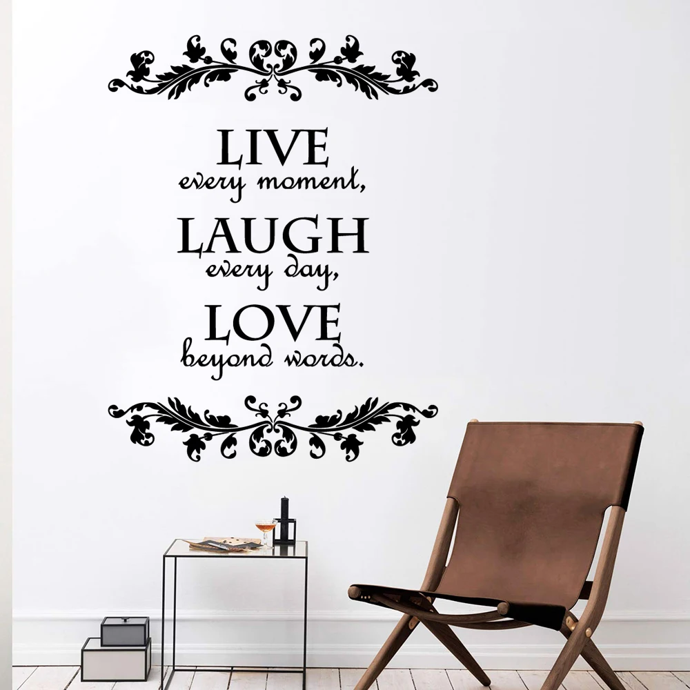 Мультфильм живая фраза съемные художественные виниловые наклейки на стену