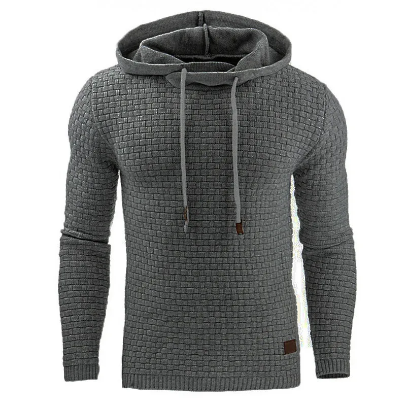 

Осень-зима новый стиль европейский и американский Мужской Жаккардовый свитер толстовка с длинным рукавом теплый цвет толстовка с капюшоно...