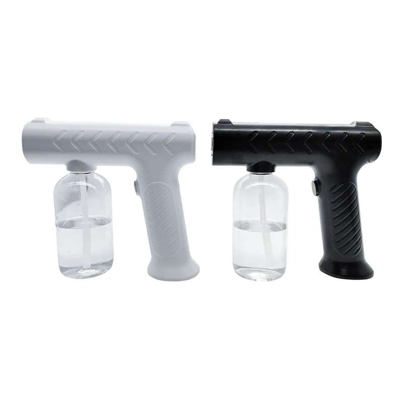 

300ml Wireless Atomizing Blue Light Disinfection Gun USB Charging Blue Light Disinfection Gun Nano Spray Gun Dual-core Processor