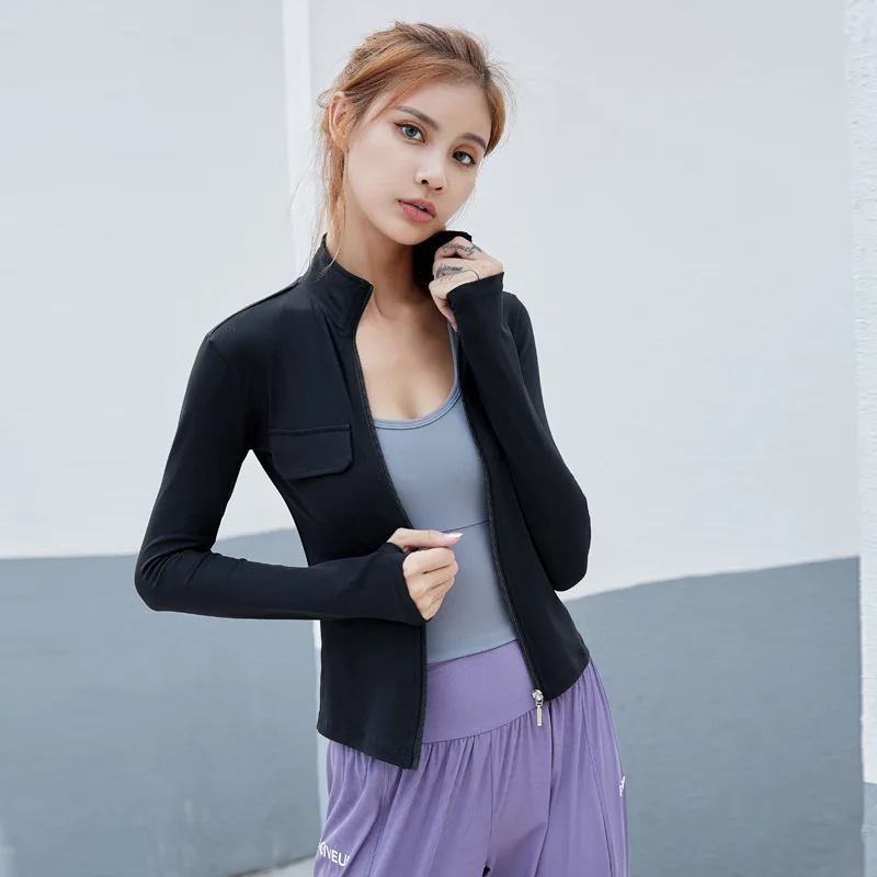 Женская спортивная футболка с длинным рукавом для фитнеса женская тренировок