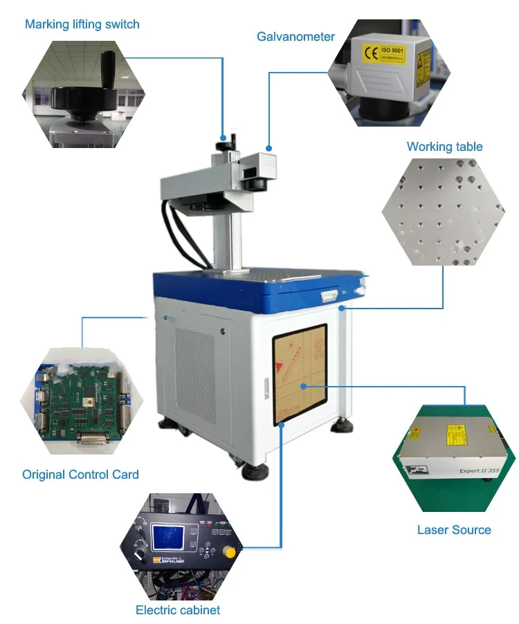 Made in China high quality low price 3W UV laser marking machine for laser marking enlarge