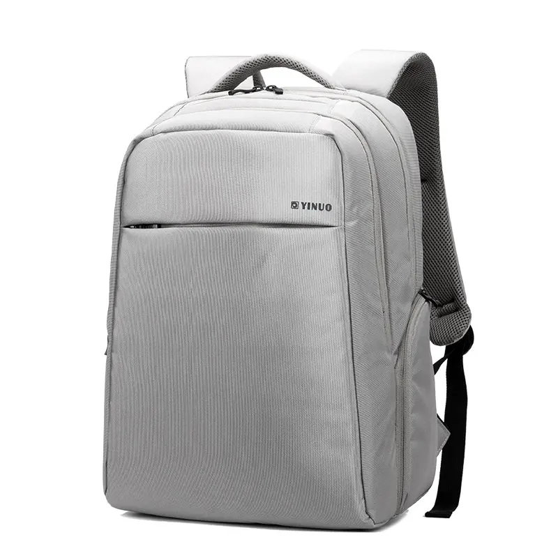 

YINUO Travel Laptop Backpack Premium Water-Resistant Nylon Men Bag Backpacks with Laptop Compartment 15.6" -Orange