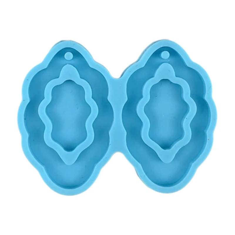 

Earrings Epoxy Resin Mold Keychain Ear Drop Dangles Pendant Silicone Mould DIY Crafts Jewelry Necklace Casting Mold