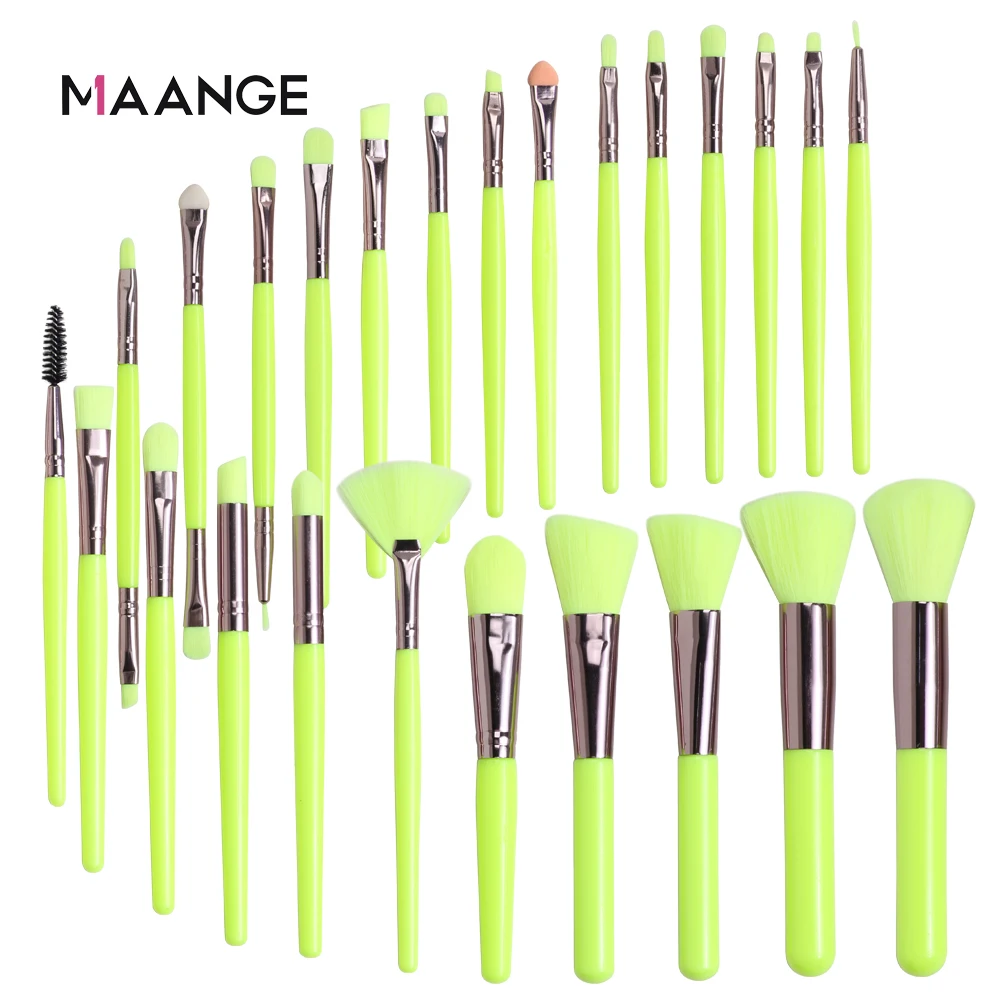 

MAANGE 25 Pcs Makeup Brushes Set Eye Shadow Foundation Powder Eyeliner Eyelash Lip Make Up Brush Cosmetic Beauty Tool Maquiagem