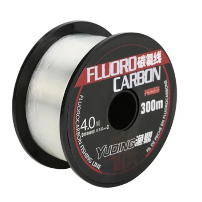 Фторуглеродная рыболовная леска плетеная многонитевая из флорокарбона шелковая